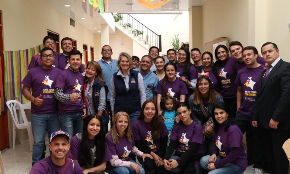 Celebrando navidad en el barrio San Bernardo