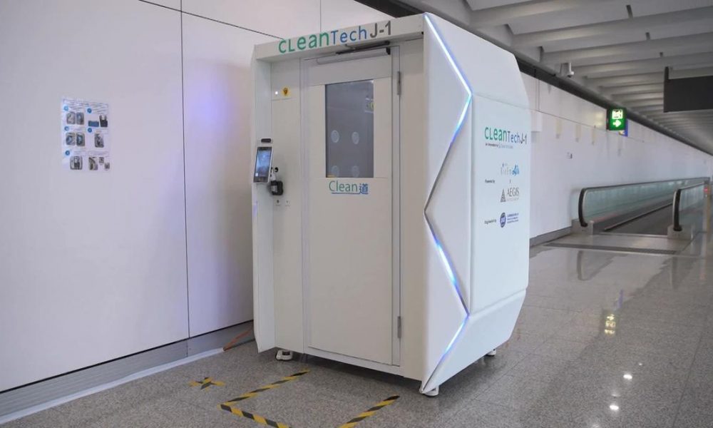 La cabina “CleanTech” que neutraliza el Covid-19