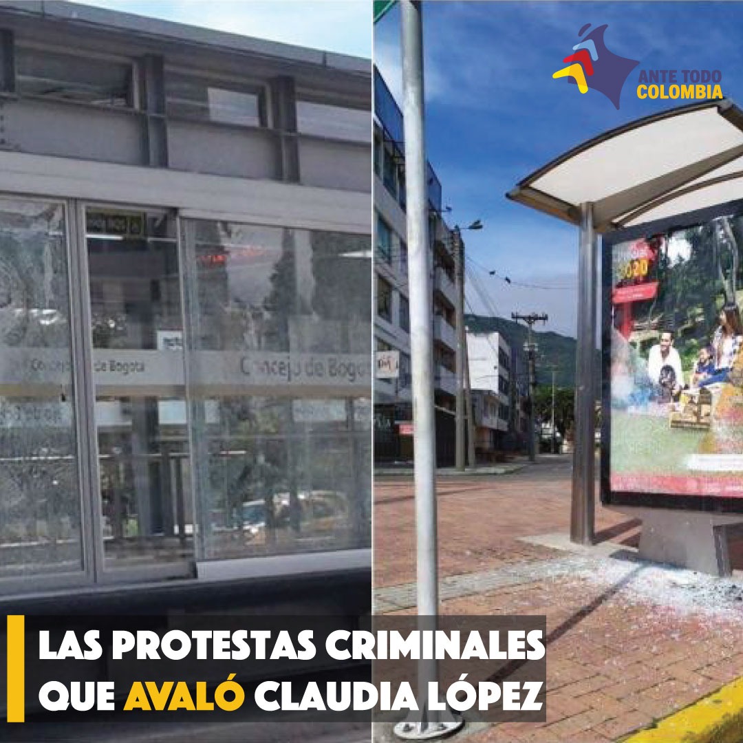En este momento estás viendo Protesta de criminales con aval de Claudia López