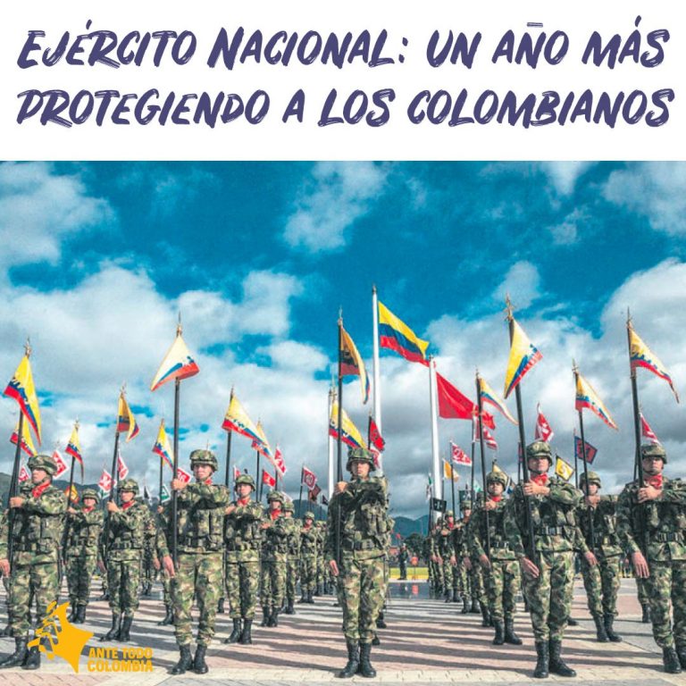Ejército Nacional: un año más protegiendo colombianos