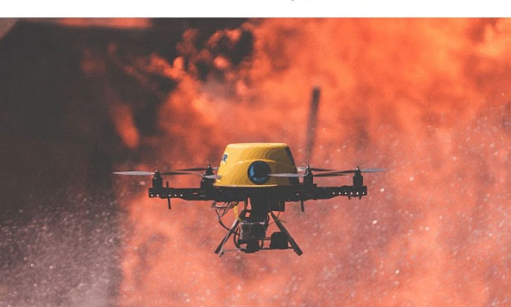 Un dron para los incendios