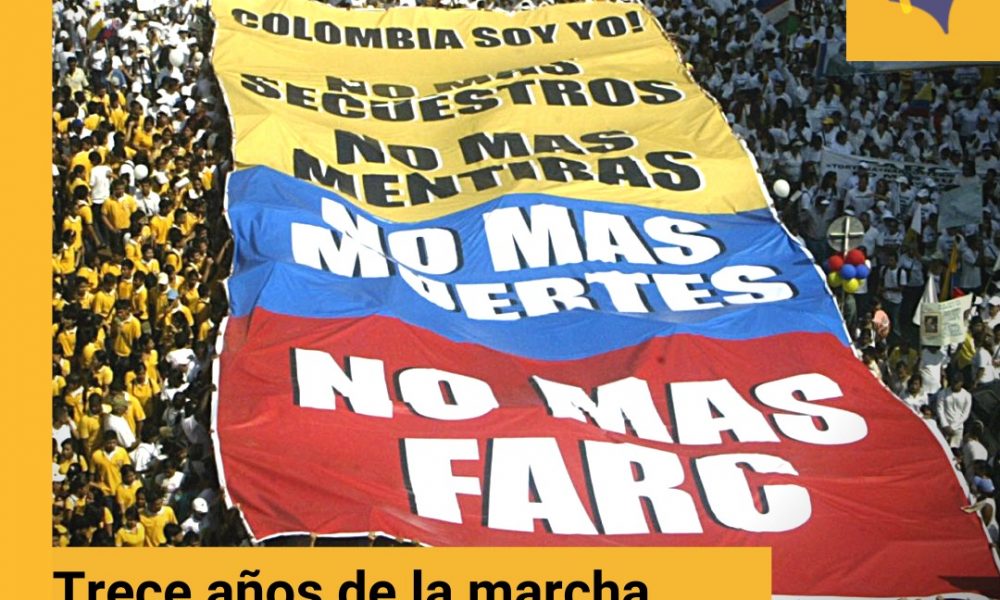 14 años de la marcha “Un Millón de voces contra las FARC”