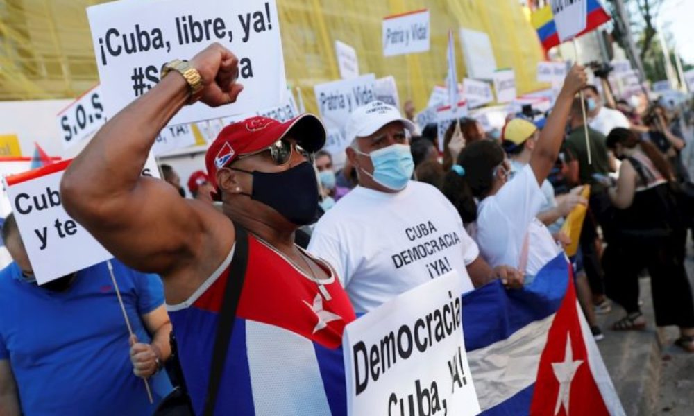 Un grito de libertad en Cuba